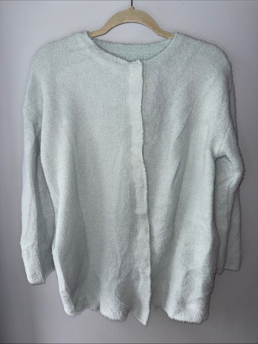 Lagen Look Sweater. Soft/Warmth Light Blue